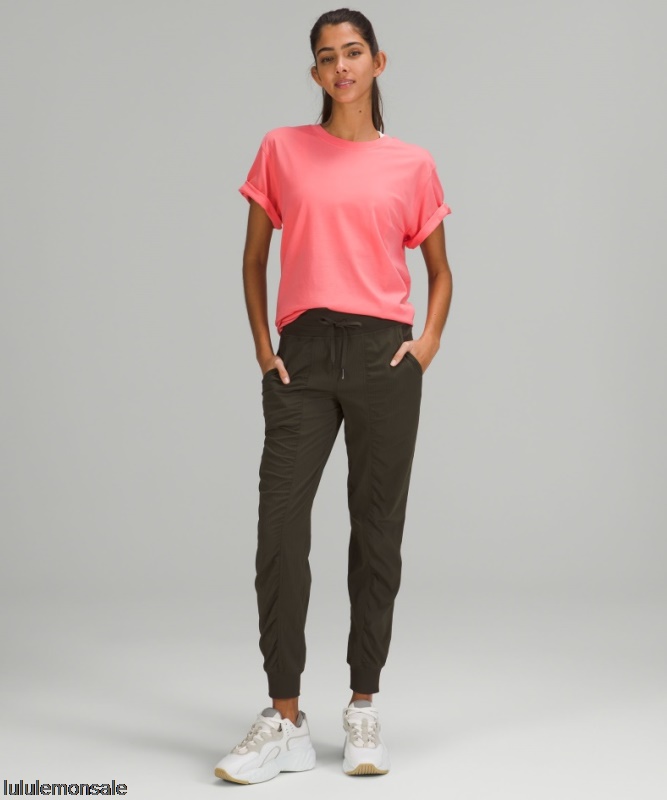 Lululemon Damen DELULU232 | Lululemon Deutschland Dunkeloliv Tanzstudio Mittelhohe Jogginghose